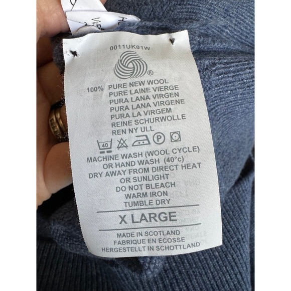 Hawick Knitwear wool‎ argyle sweater men’s XL - Picture 4 of 5